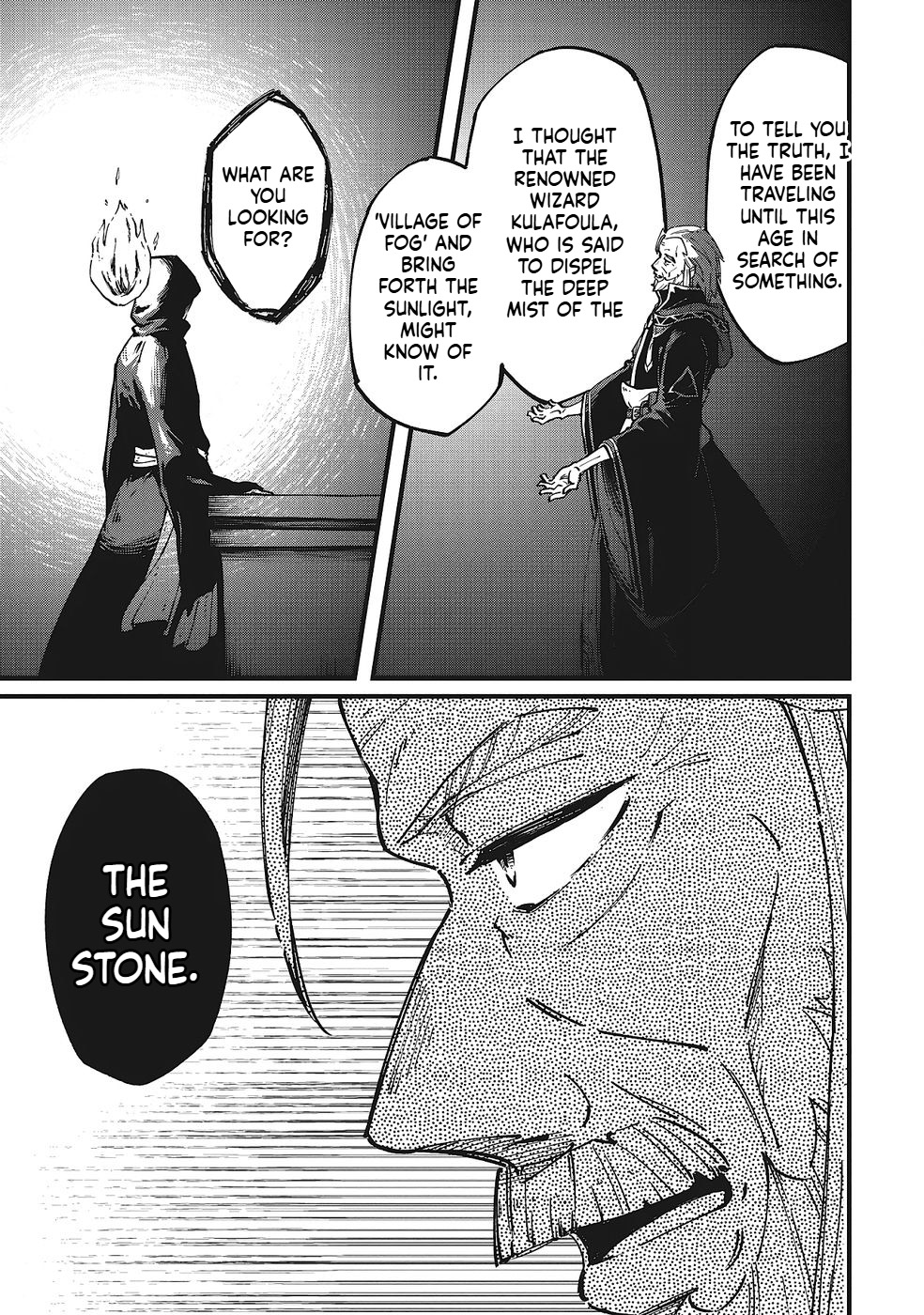 A Mysterious Old Wizard Who Only Uses Rudimentary Magic Goes on a Journey Chapter 3 Page 8