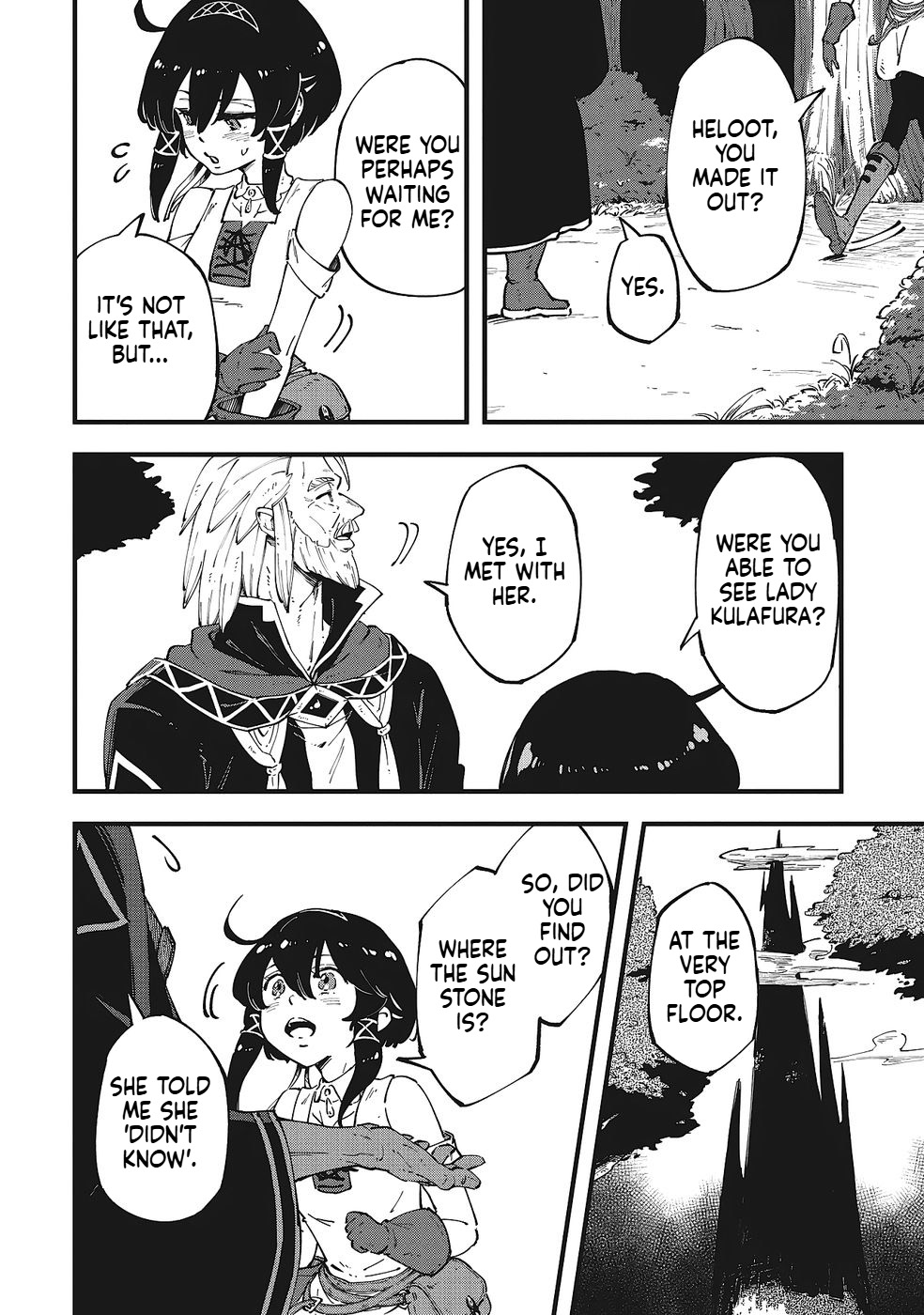 A Mysterious Old Wizard Who Only Uses Rudimentary Magic Goes on a Journey Chapter 3 Page 13