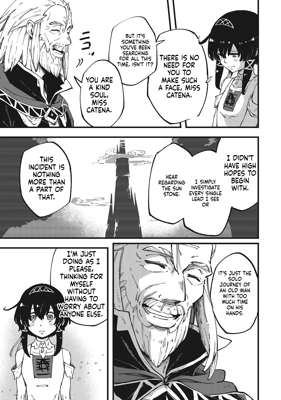 A Mysterious Old Wizard Who Only Uses Rudimentary Magic Goes on a Journey Chapter 3 Page 14