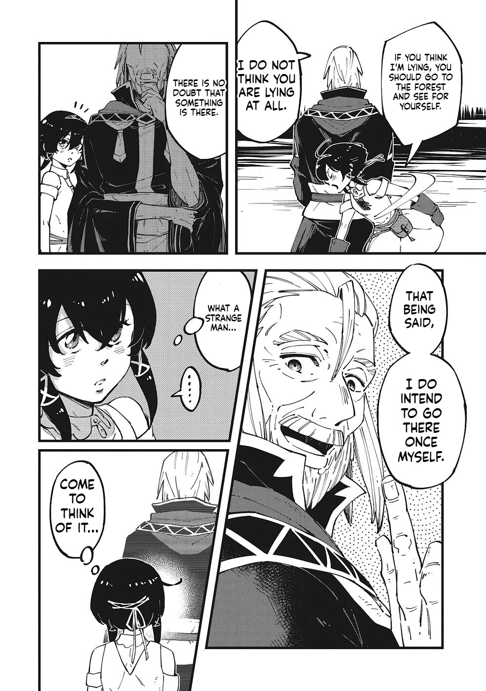 A Mysterious Old Wizard Who Only Uses Rudimentary Magic Goes on a Journey Chapter 2 Page 7