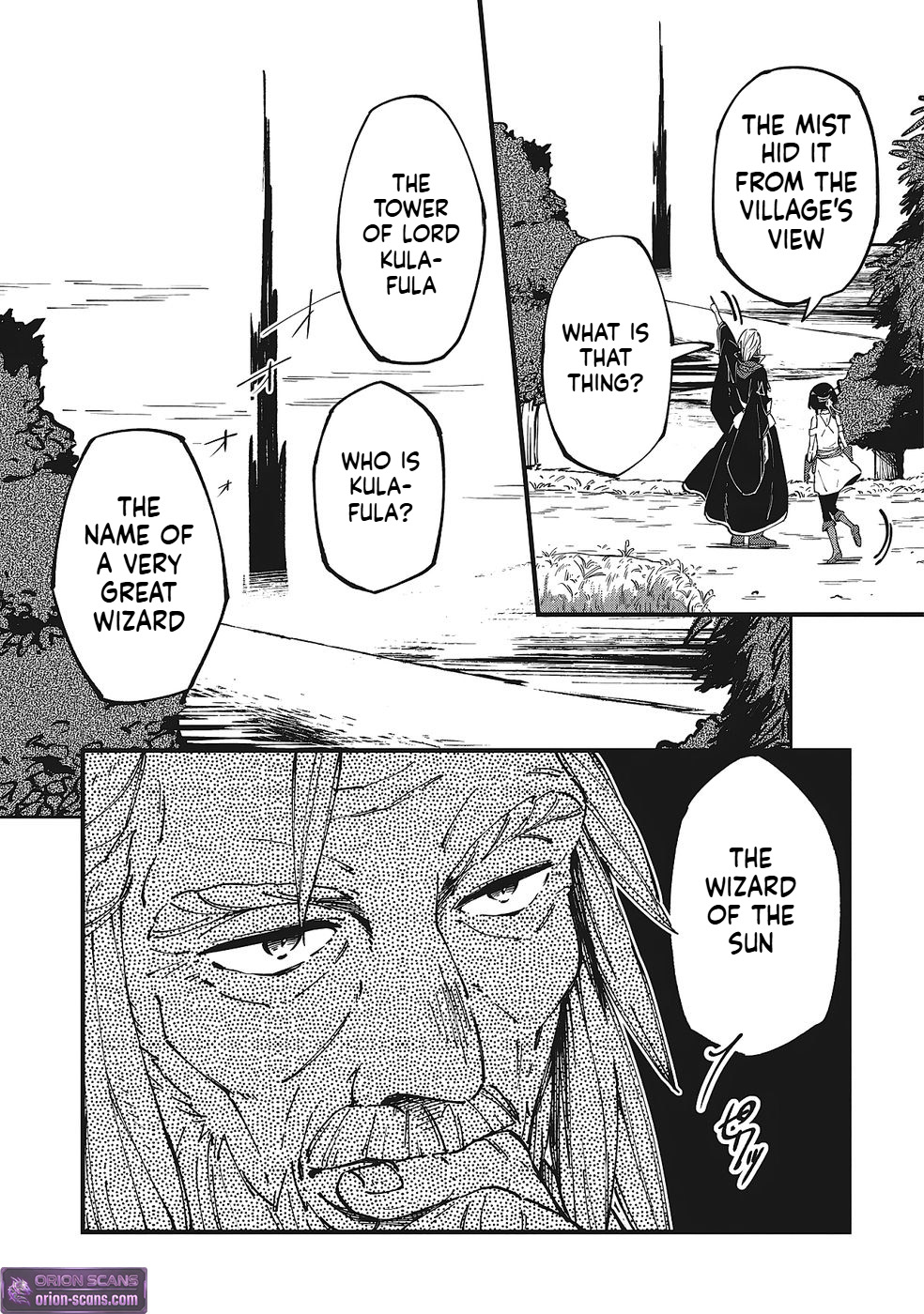 A Mysterious Old Wizard Who Only Uses Rudimentary Magic Goes on a Journey Chapter 2 Page 14