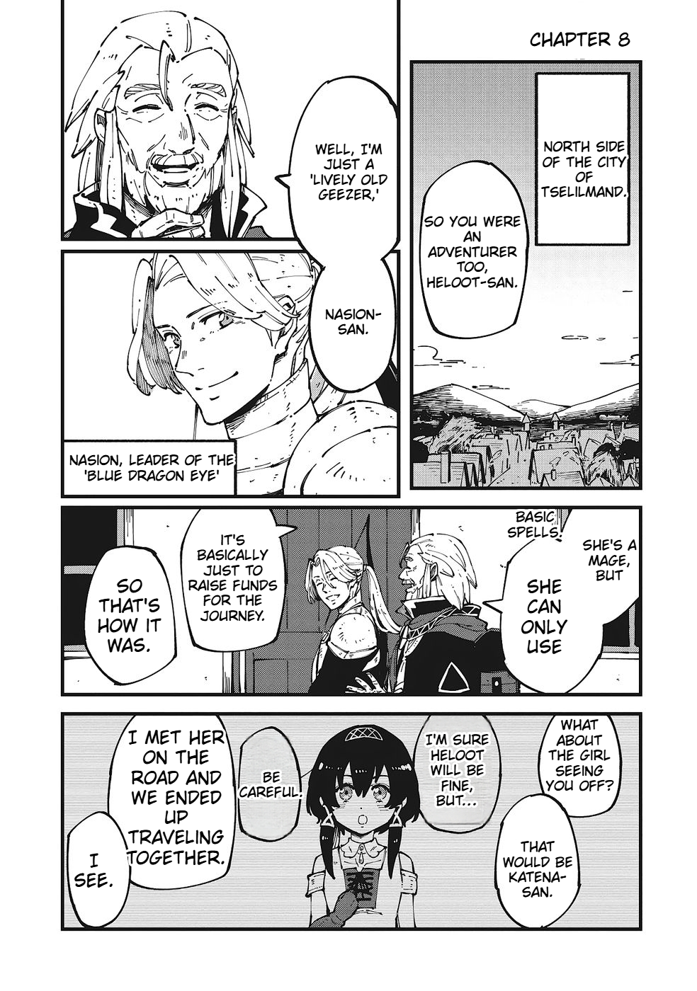 A Mysterious Old Wizard Who Only Uses Rudimentary Magic Goes on a Journey Chapter 8 Page 2