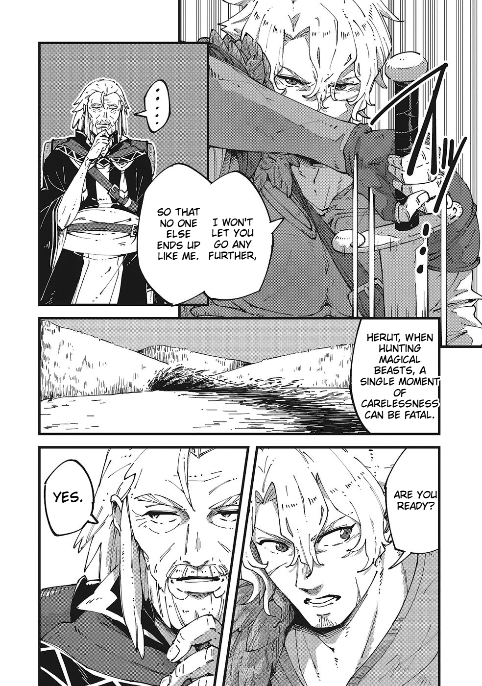A Mysterious Old Wizard Who Only Uses Rudimentary Magic Goes on a Journey Chapter 6 Page 14