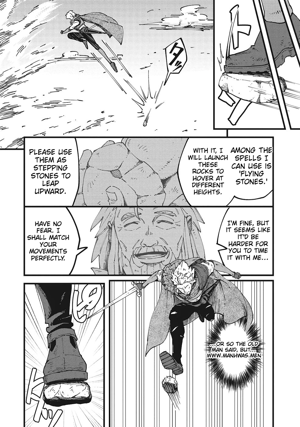 A Mysterious Old Wizard Who Only Uses Rudimentary Magic Goes on a Journey Chapter 6 Page 20