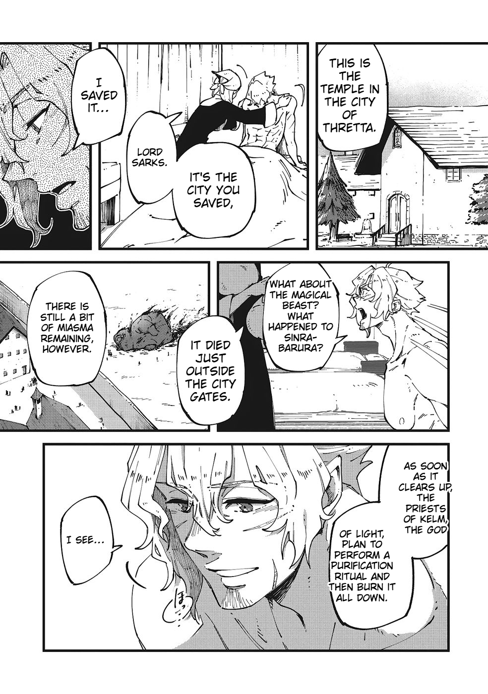 A Mysterious Old Wizard Who Only Uses Rudimentary Magic Goes on a Journey Chapter 6 Page 35