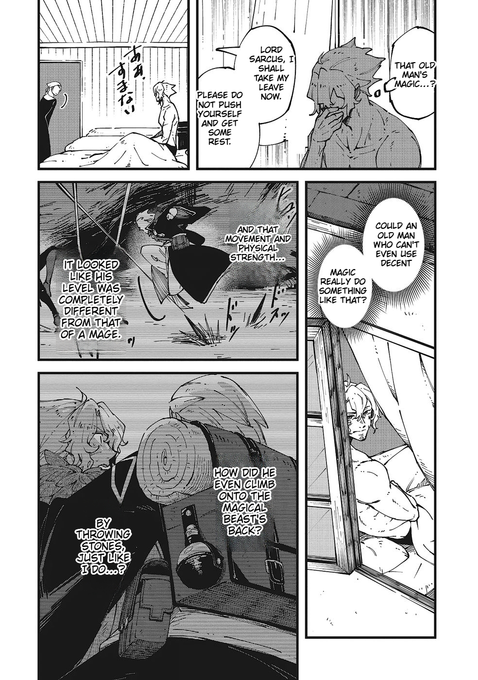A Mysterious Old Wizard Who Only Uses Rudimentary Magic Goes on a Journey Chapter 6 Page 38