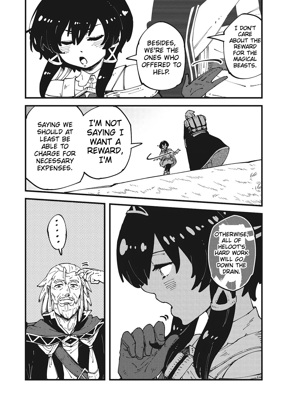 A Mysterious Old Wizard Who Only Uses Rudimentary Magic Goes on a Journey Chapter 6 Page 41