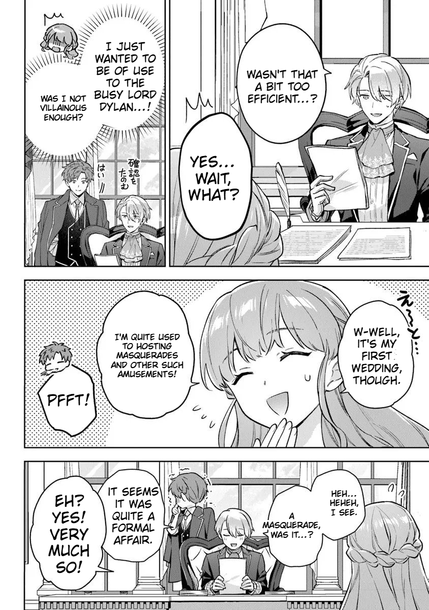 An Incompetent Woman Wants to Be a Villainess ~The Daughter Who Married as a Substitute for Her Stepsister Didn't Notice the Duke's Doting Chapter 19.1 Page 3