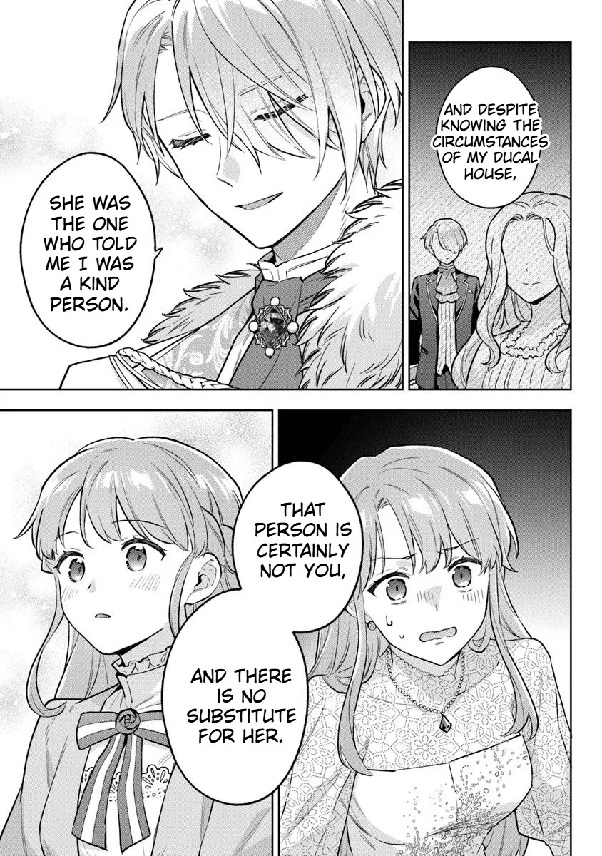 An Incompetent Woman Wants to Be a Villainess ~The Daughter Who Married as a Substitute for Her Stepsister Didn't Notice the Duke's Doting Chapter 21.2 Page 12