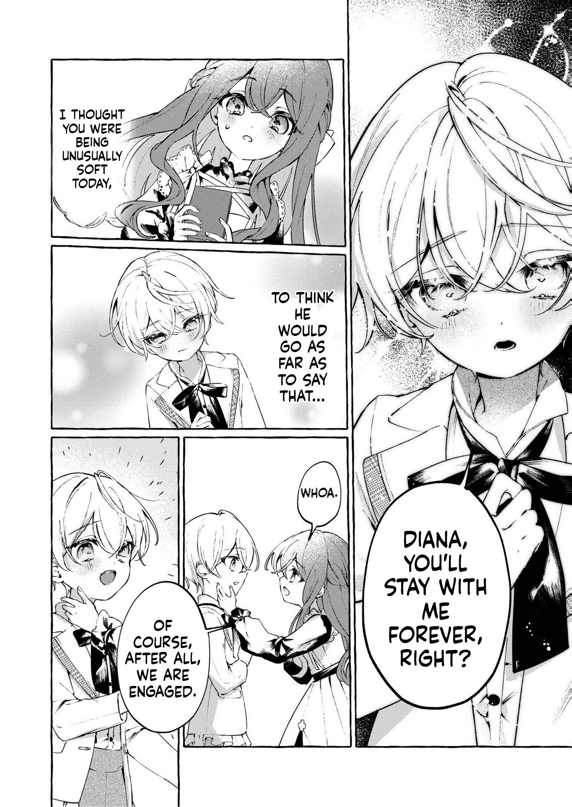 I Didn't Want to Be Killed, so I Admired My Villainous Fiancé, but for Some Reason He Fell in Love With Me Chapter 2 Page 22