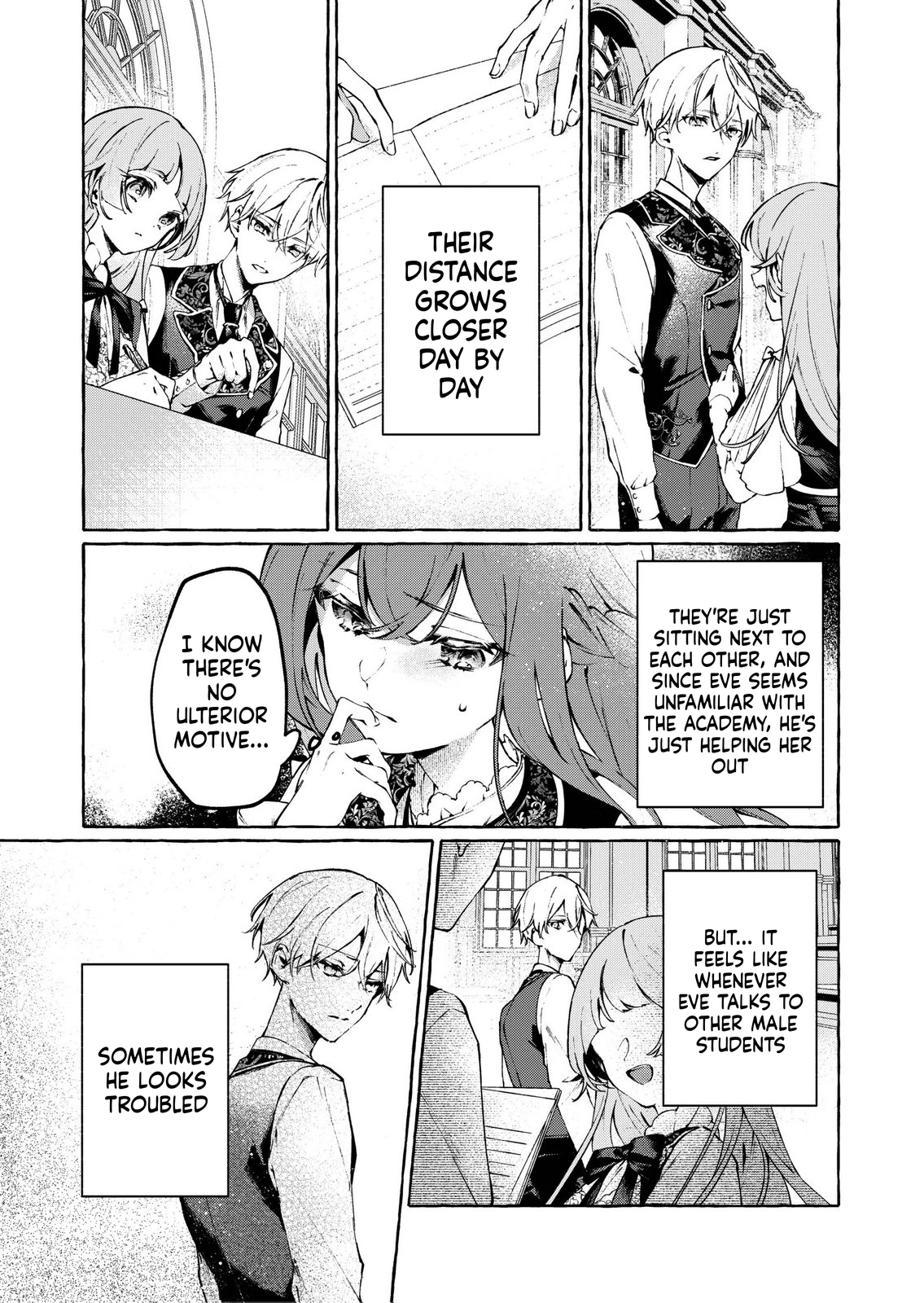 I Didn't Want to Be Killed, so I Admired My Villainous Fiancé, but for Some Reason He Fell in Love With Me Chapter 4 Page 12