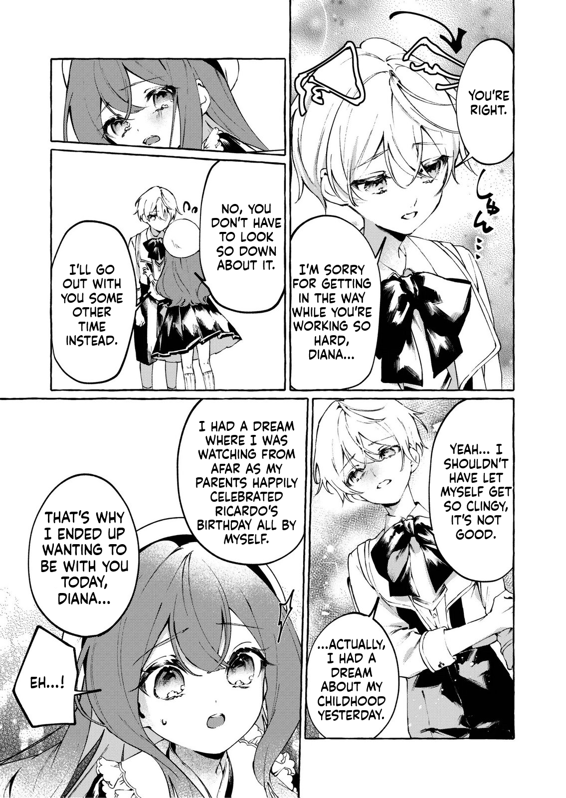 I Didn't Want to Be Killed, so I Admired My Villainous Fiancé, but for Some Reason He Fell in Love With Me Chapter 3 Page 6