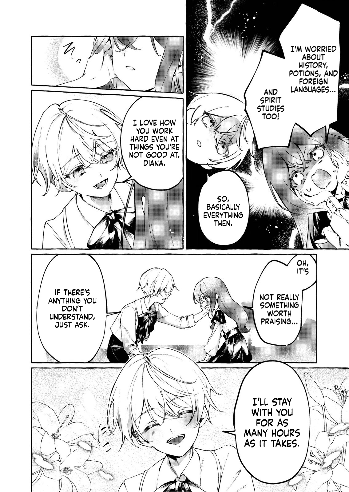 I Didn't Want to Be Killed, so I Admired My Villainous Fiancé, but for Some Reason He Fell in Love With Me Chapter 3 Page 9