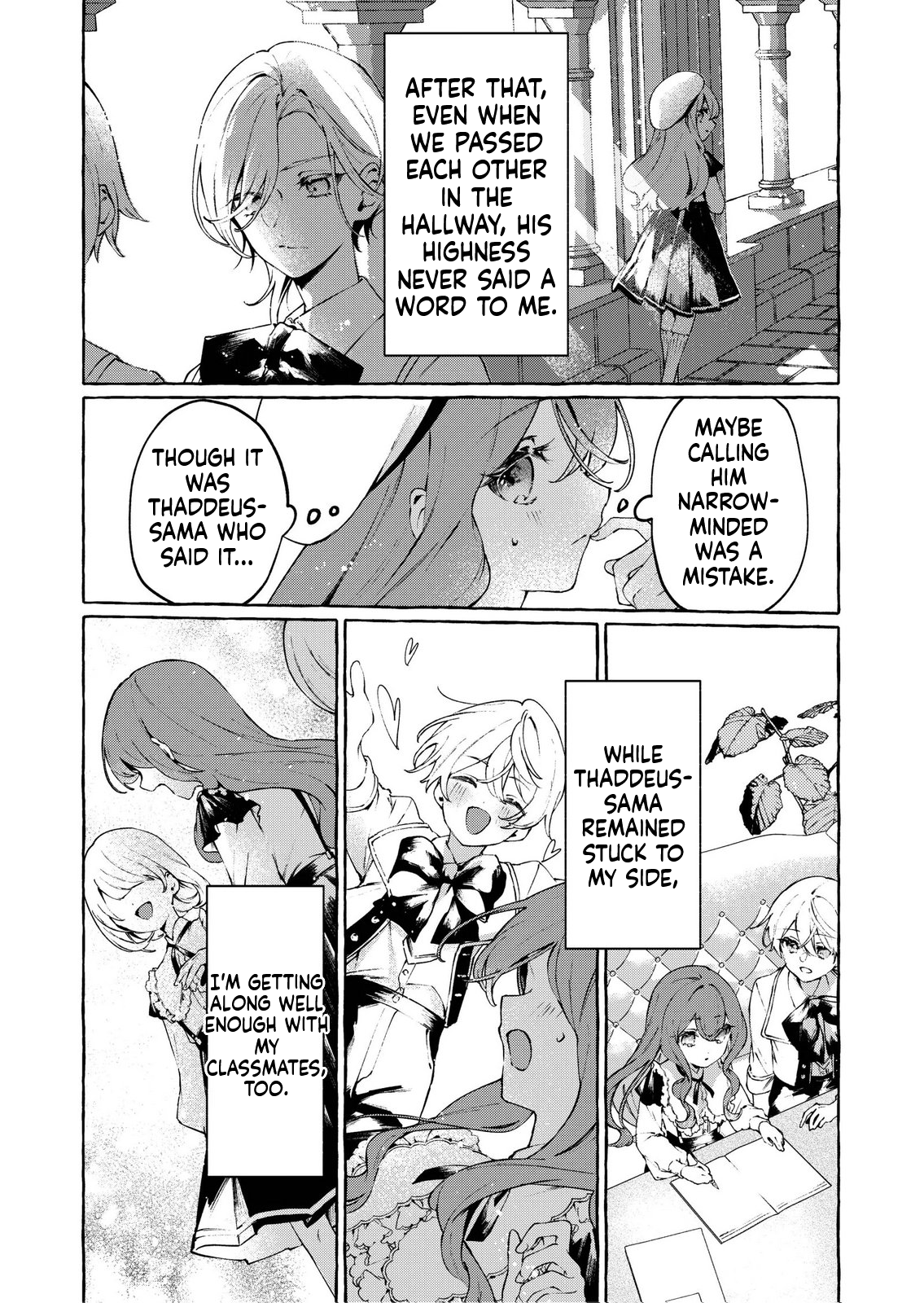 I Didn't Want to Be Killed, so I Admired My Villainous Fiancé, but for Some Reason He Fell in Love With Me Chapter 3 Page 22