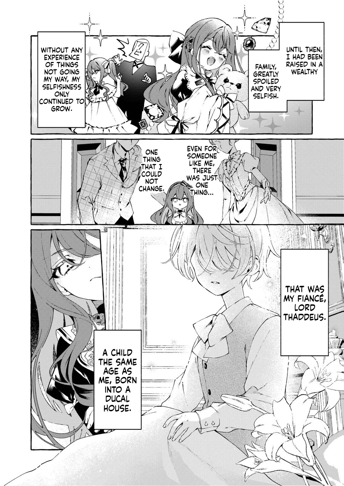 I Didn't Want to Be Killed, so I Admired My Villainous Fiancé, but for Some Reason He Fell in Love With Me Chapter 1 Page 9