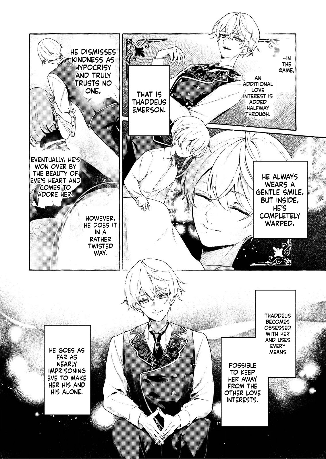 I Didn't Want to Be Killed, so I Admired My Villainous Fiancé, but for Some Reason He Fell in Love With Me Chapter 1 Page 13