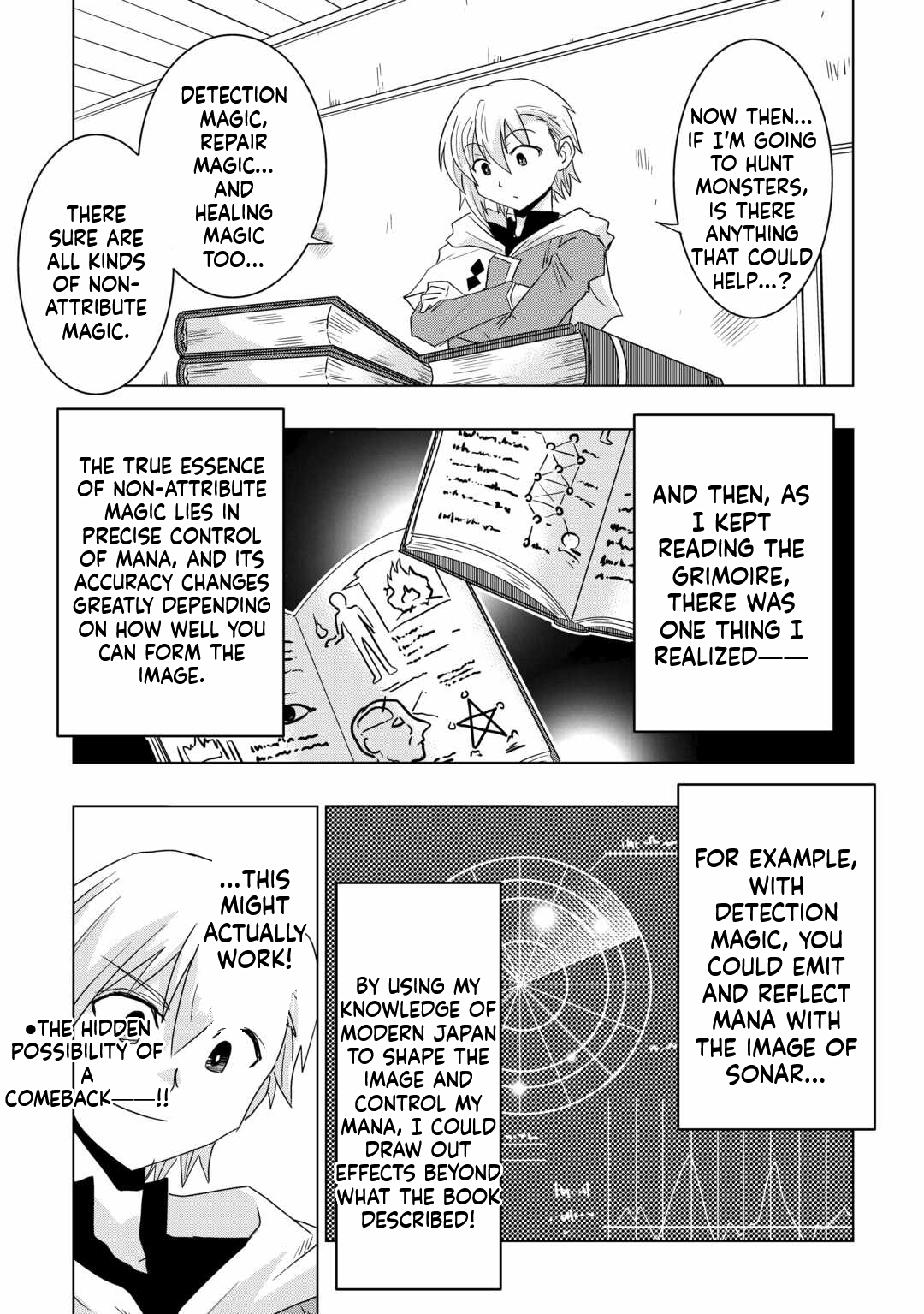 Is Attribute-less Magic Plain? The Boy Abandoned for Having "No Flashy Skills" Lives Freely in the Remotest Land Chapter 1 Page 28