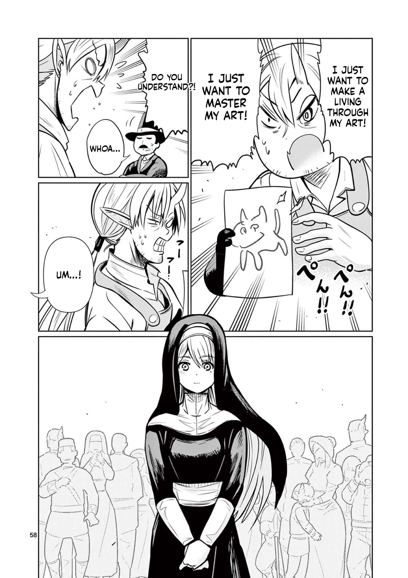 My former apprentice became the Demon Lord, so I was taken away by the hero Chapter 1 Page 59