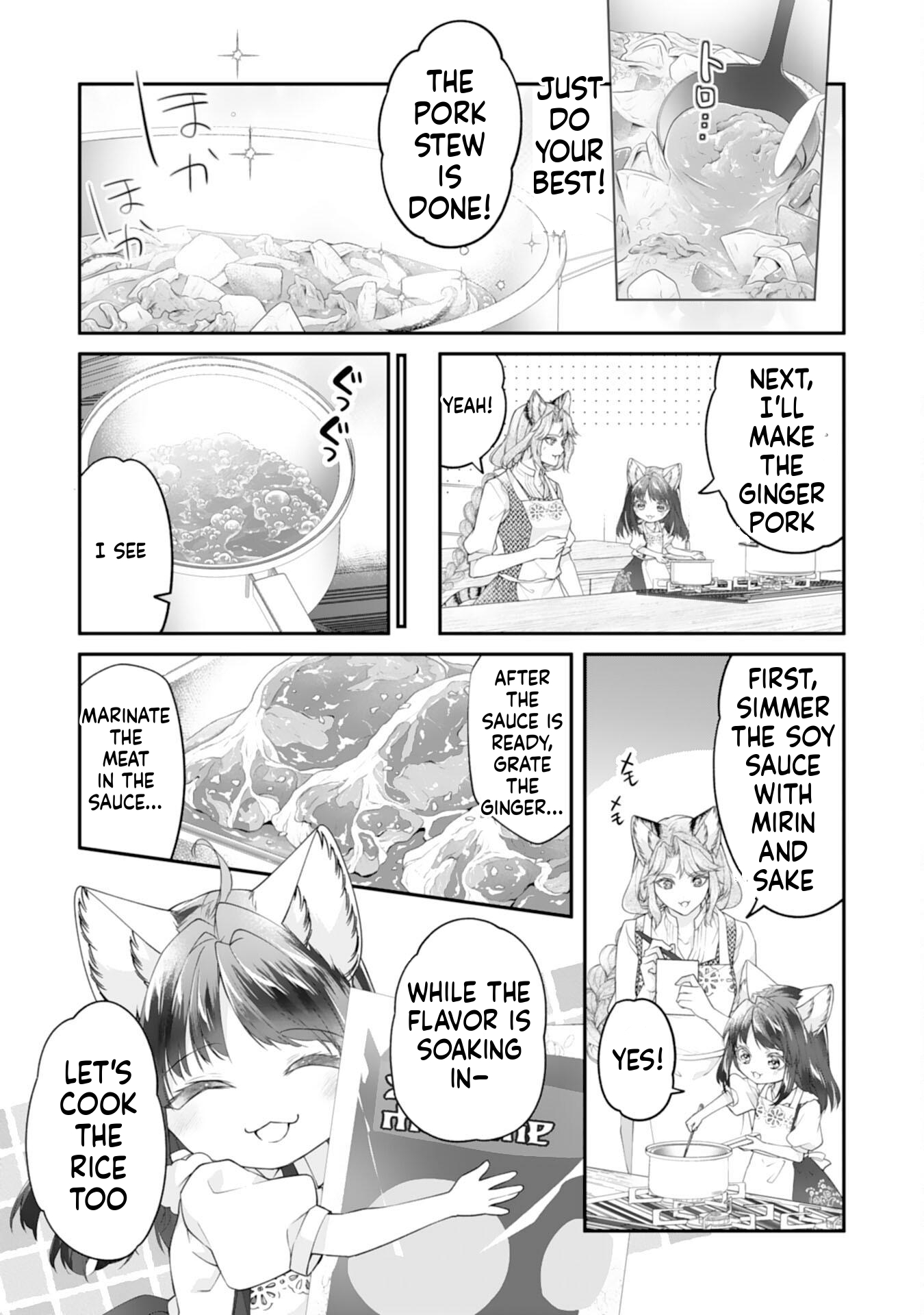 Neko Neko Little Girl's Heartfelt Meals: Cooking for the Fluffy Ones in Another World! Chapter 7 Page 8