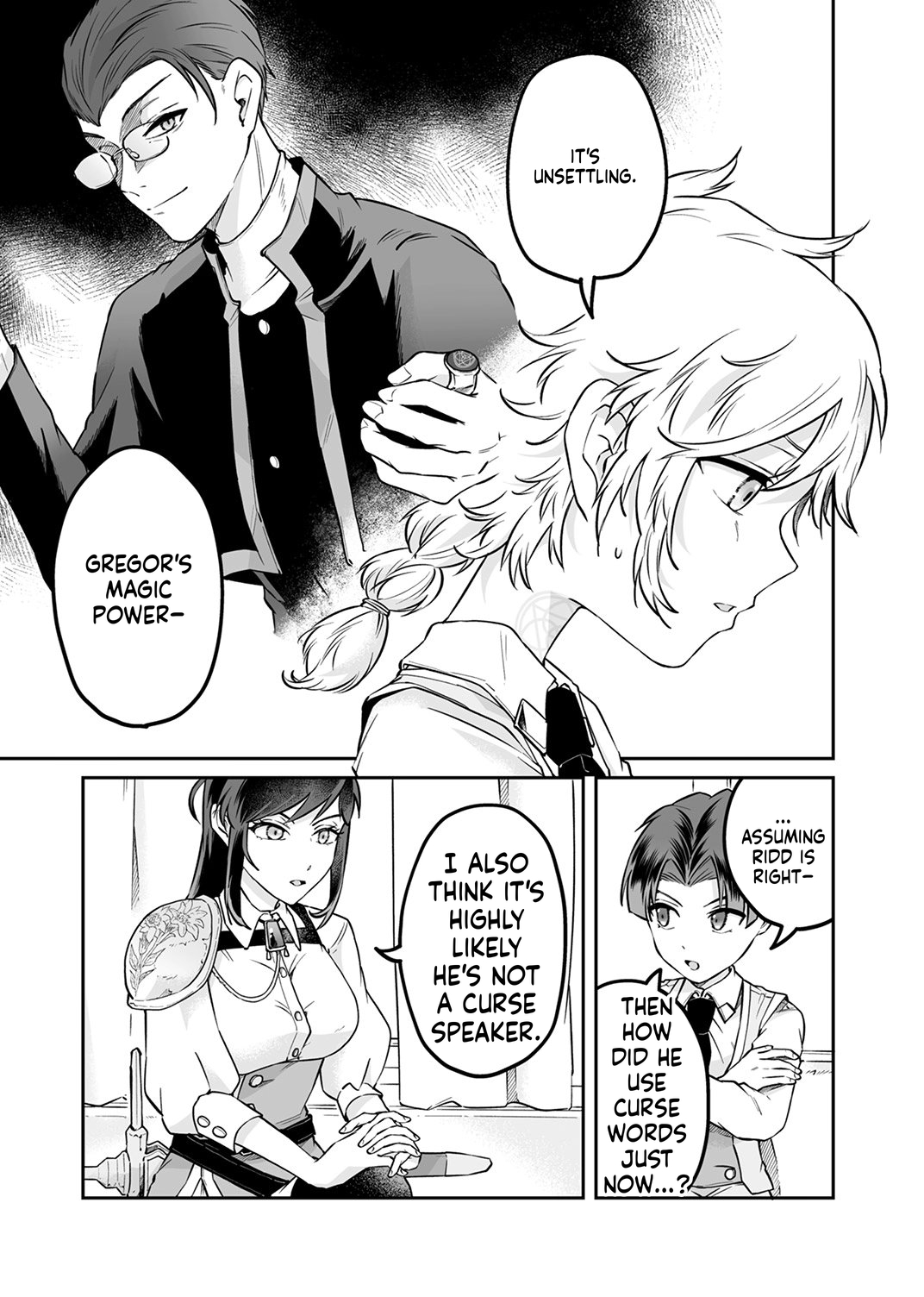 Since I Reincarnated as a Fallen Noble, I Will Master [Cursed Speech] to Save My Family Chapter 11 Page 34