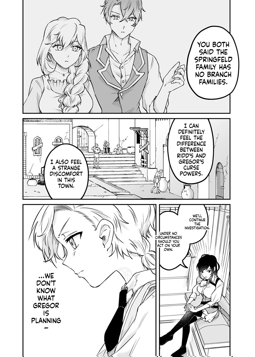 Since I Reincarnated as a Fallen Noble, I Will Master [Cursed Speech] to Save My Family Chapter 11 Page 35