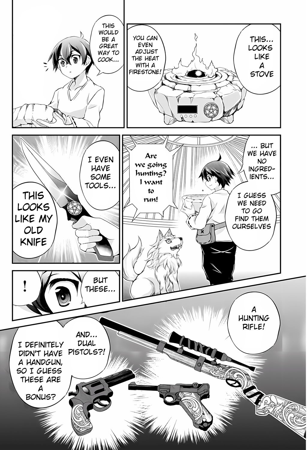 Take Good Care of What You Pick Up A Man Favored by a Wolf Pup: A Story of His Journey to Another World Chapter 2 Page 4