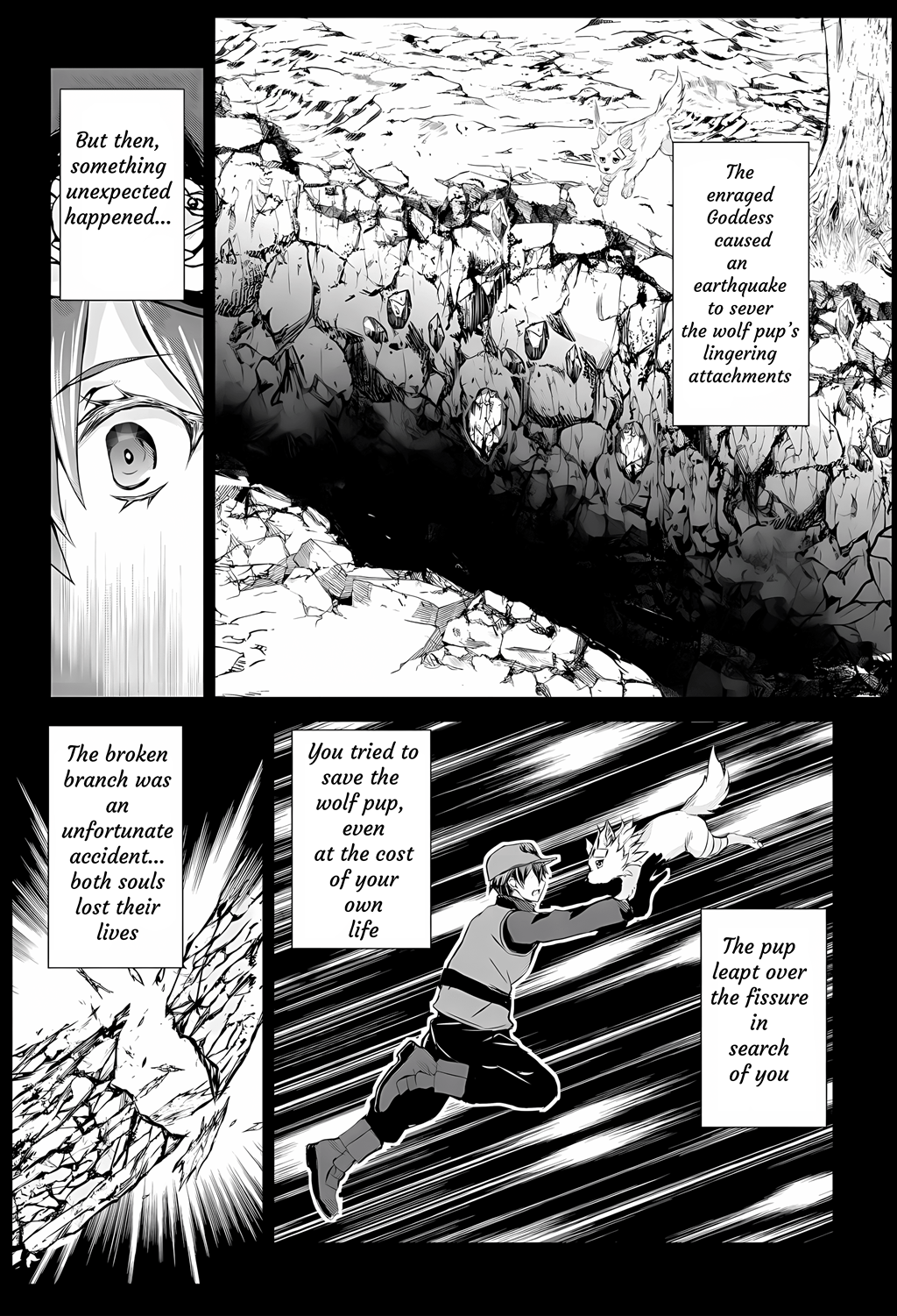 Take Good Care of What You Pick Up A Man Favored by a Wolf Pup: A Story of His Journey to Another World Chapter 1 Page 22