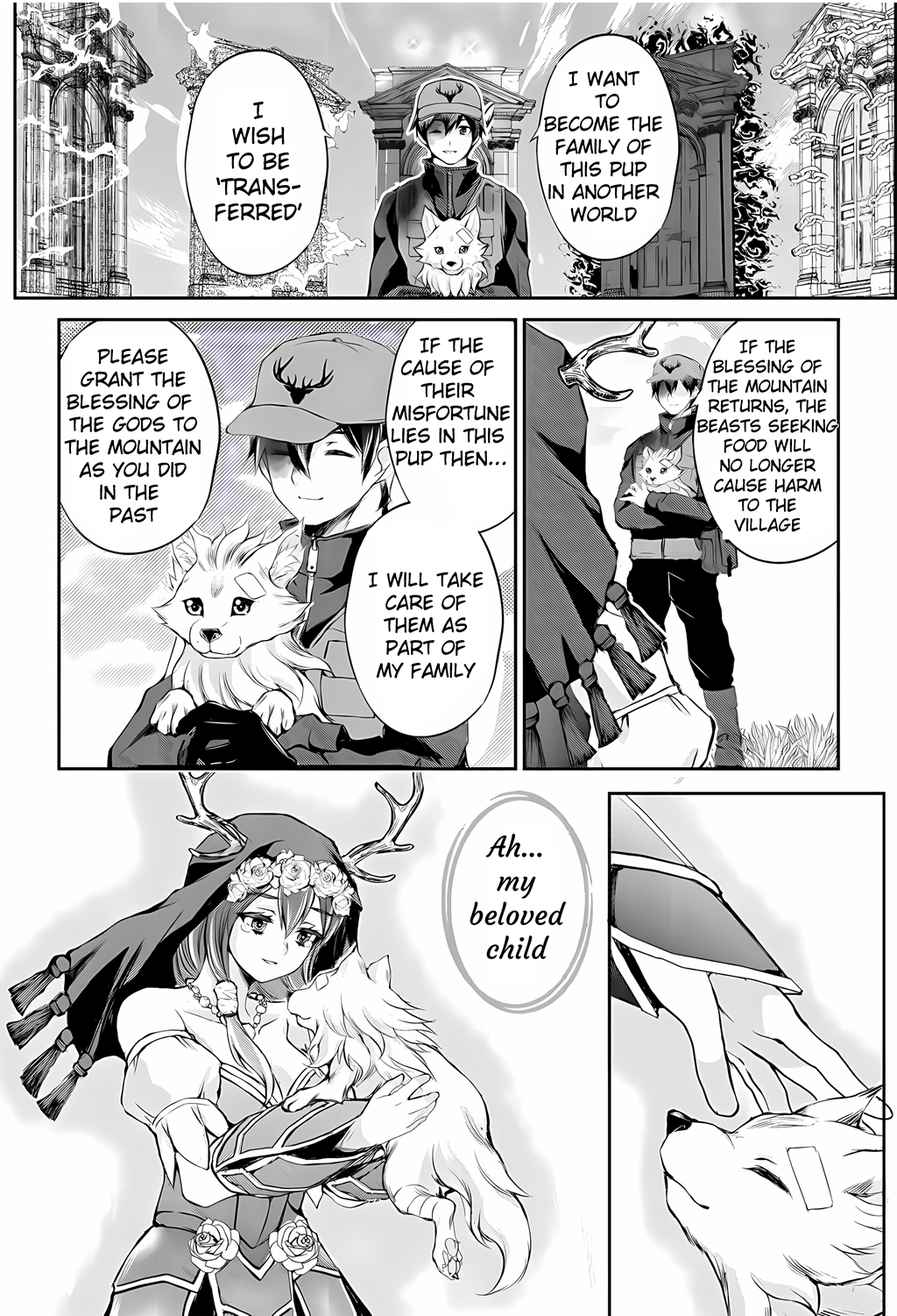 Take Good Care of What You Pick Up A Man Favored by a Wolf Pup: A Story of His Journey to Another World Chapter 1 Page 26