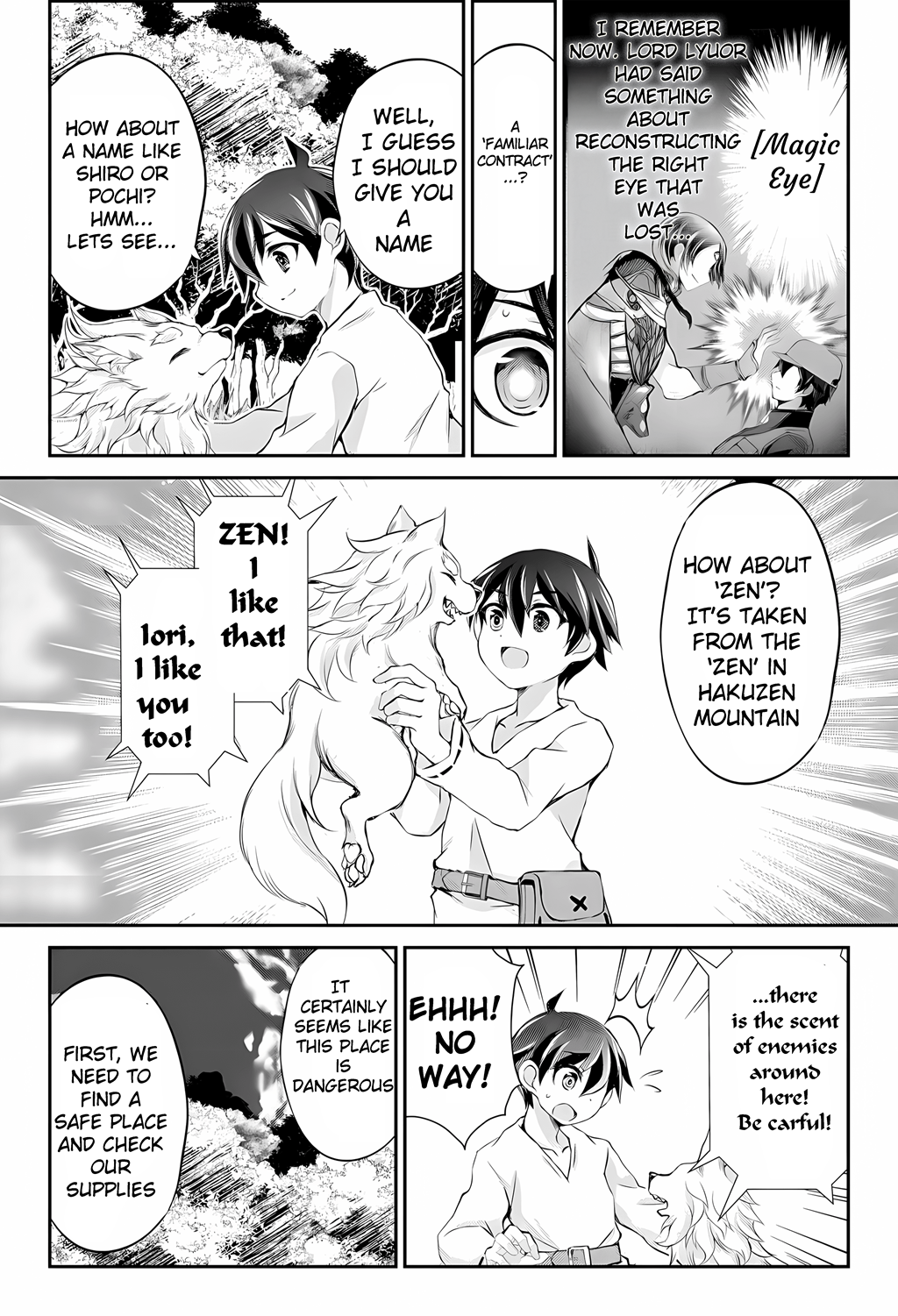 Take Good Care of What You Pick Up A Man Favored by a Wolf Pup: A Story of His Journey to Another World Chapter 1 Page 33