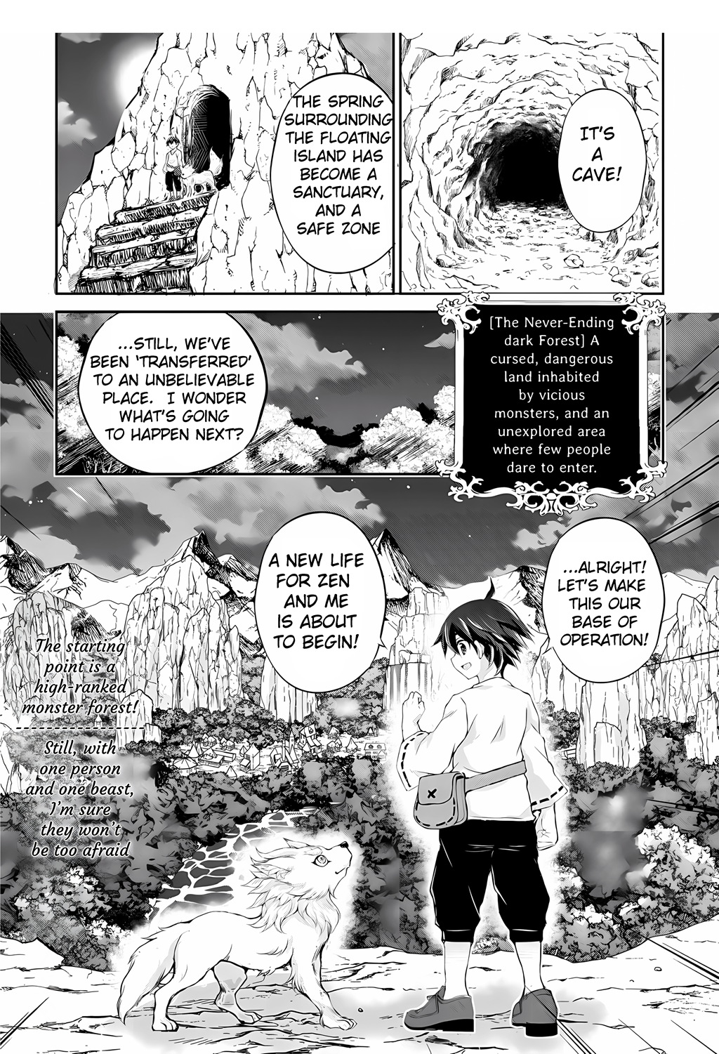 Take Good Care of What You Pick Up A Man Favored by a Wolf Pup: A Story of His Journey to Another World Chapter 1 Page 36