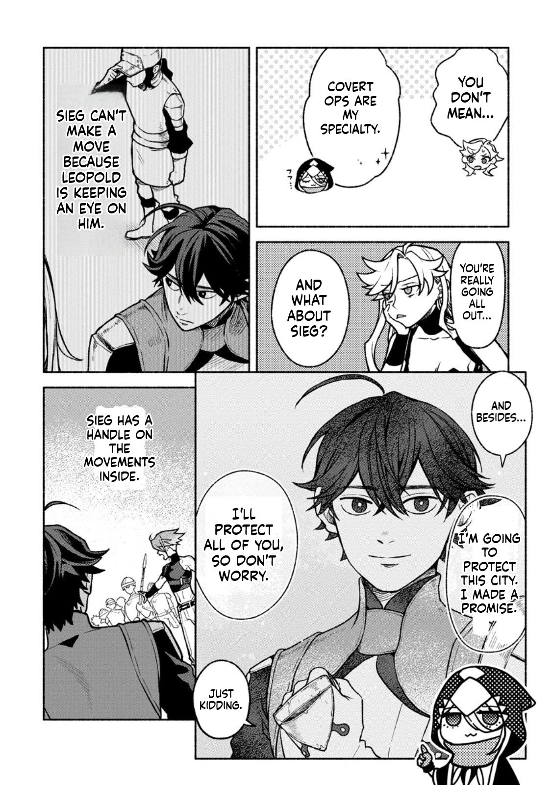 That Gatekeeper, Because He is the Strongest: The Exiled Warrior with 9999 Defense Power, Unmatched as the Gatekeeper of the Royal Capital Chapter 43 Page 8