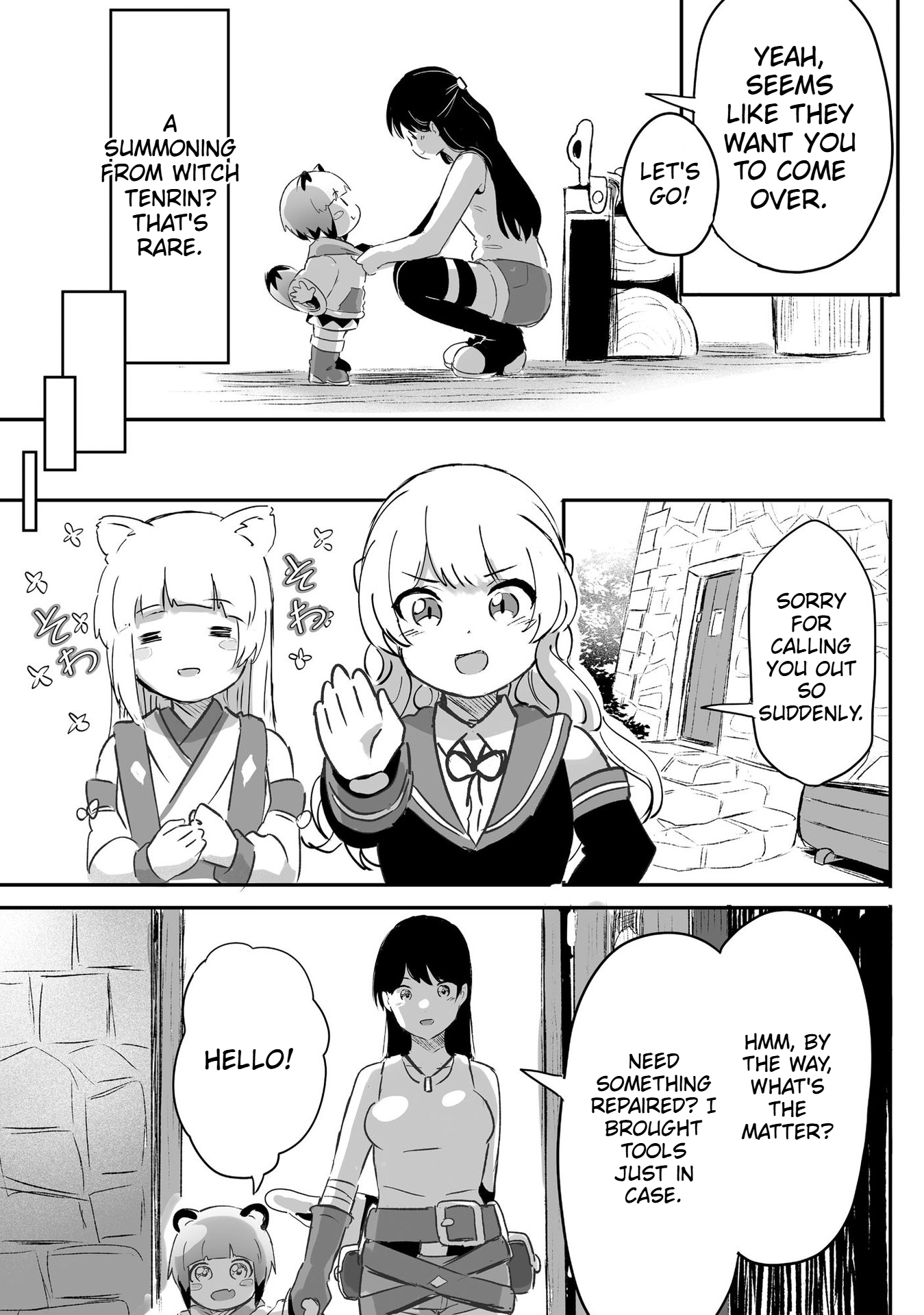 The Carpenter Girl and the Little Shota Raccoon's Slow Life on a Small Island in Another World Chapter 2 Page 12
