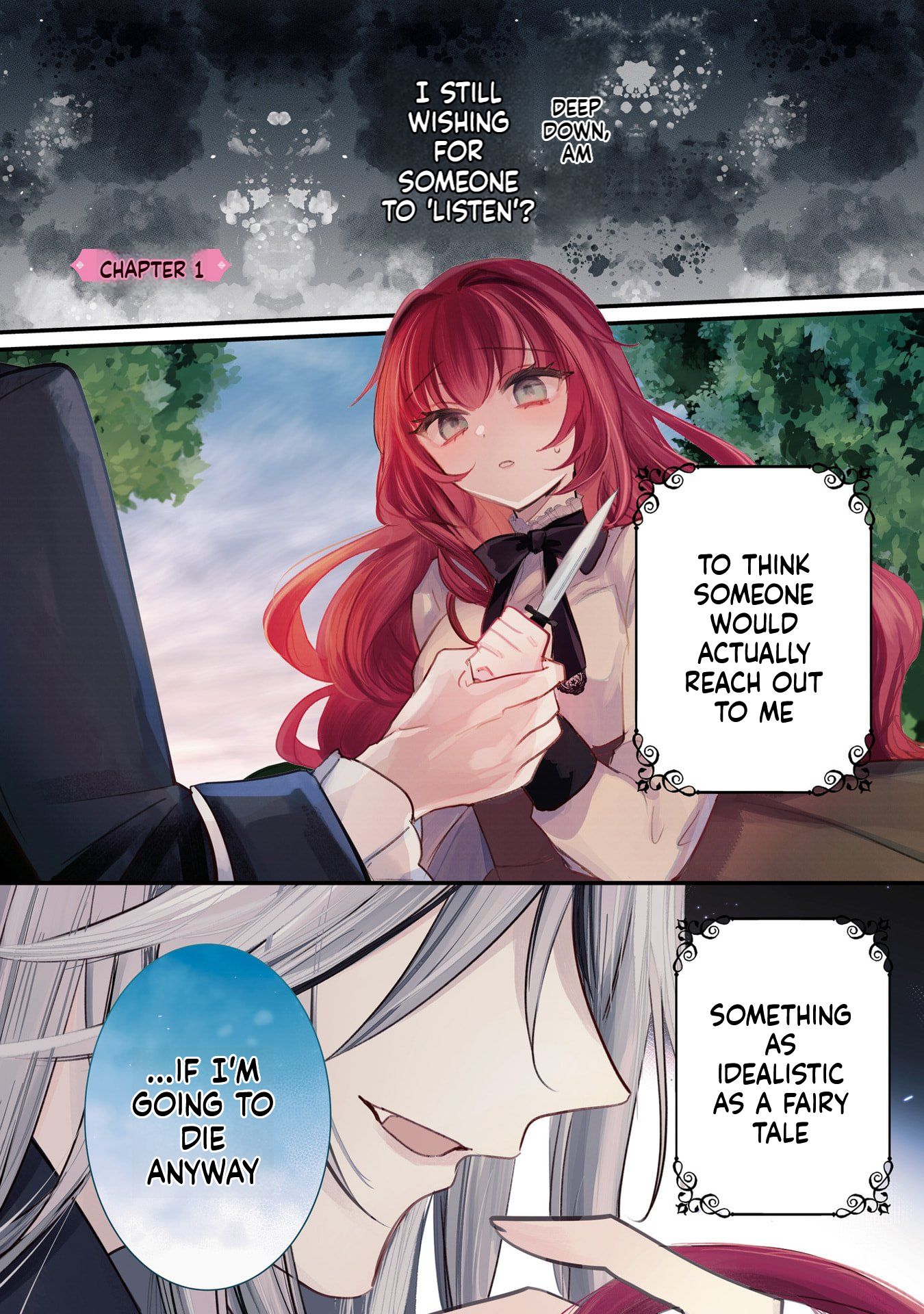 The Death-Seeking Young Lady is Doted on by a Vampire  Chapter 1 Page 2