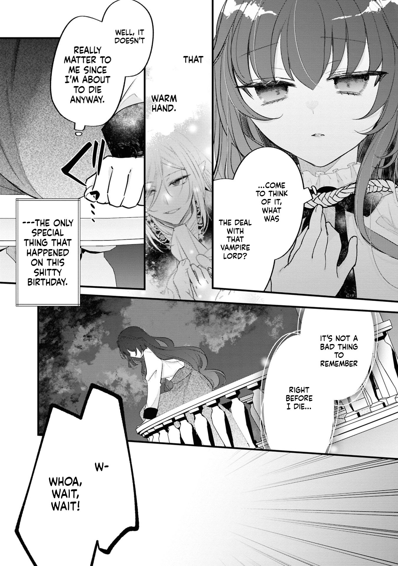 The Death-Seeking Young Lady is Doted on by a Vampire  Chapter 2 Page 18