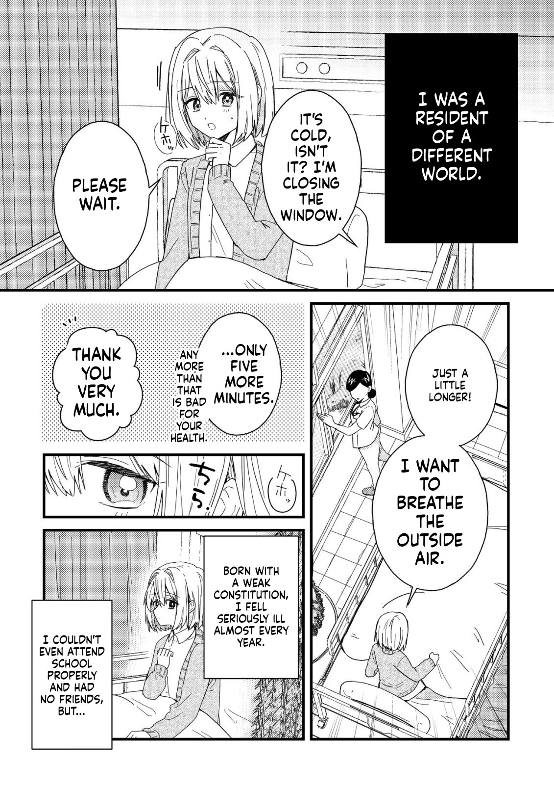 The Diary of Mimosa the Origami Artisan: I Was a Sickly Girl but I Reincarnated into Another World Chapter 1 Page 8