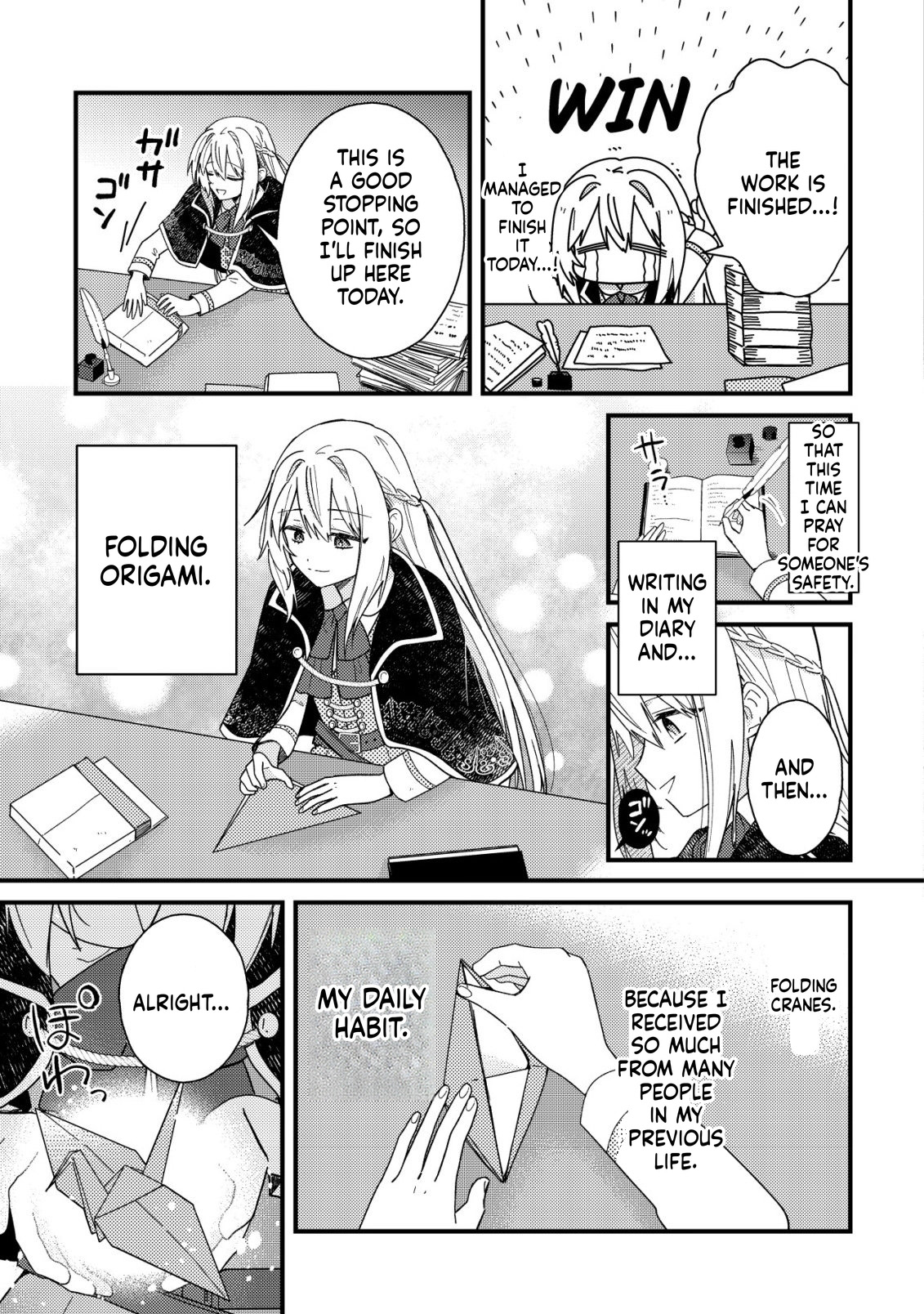 The Diary of Mimosa the Origami Artisan: I Was a Sickly Girl but I Reincarnated into Another World Chapter 1 Page 27