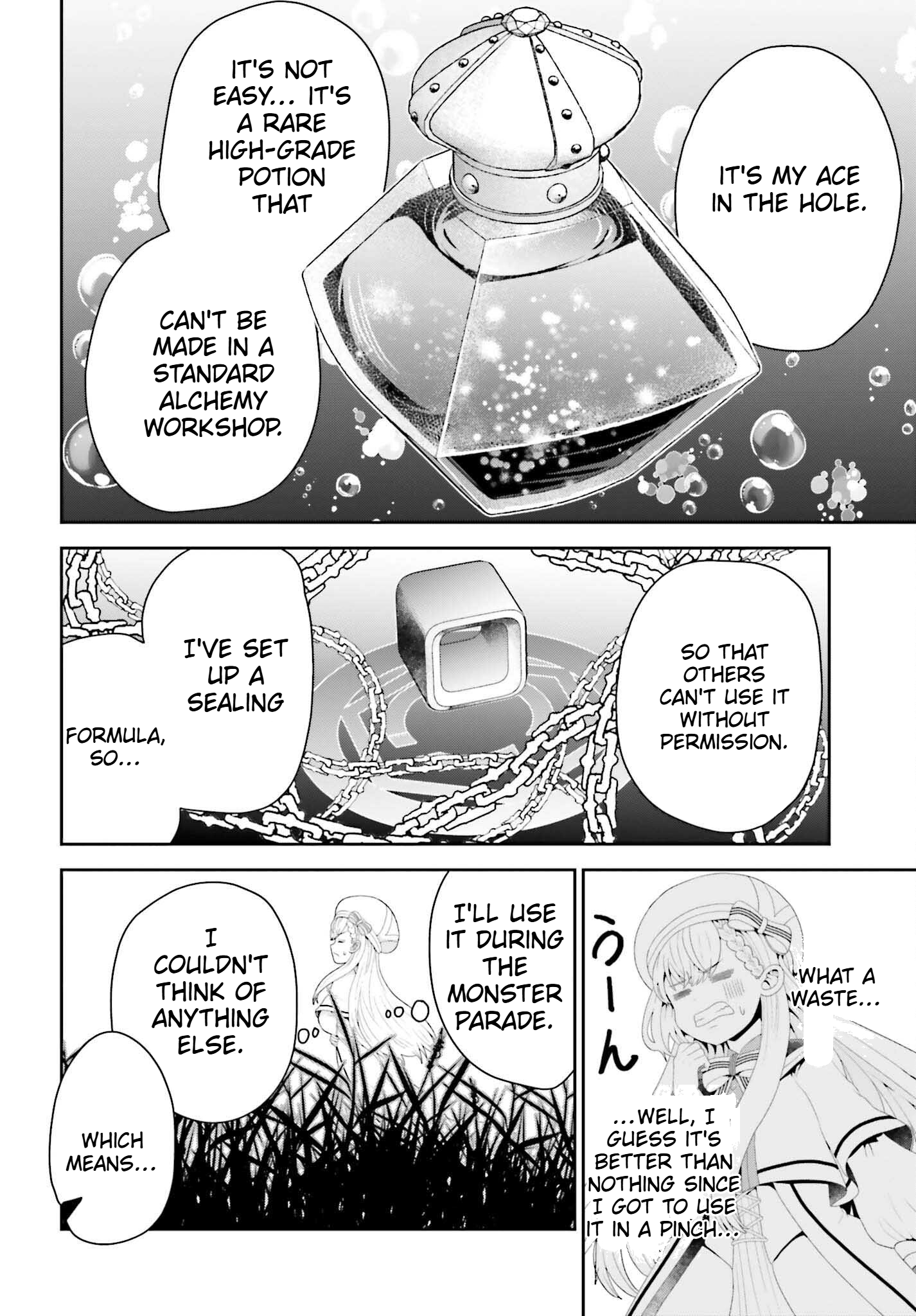 The genius alchemist's leisurely, slow-life journey begins! Chapter 3 Page 28