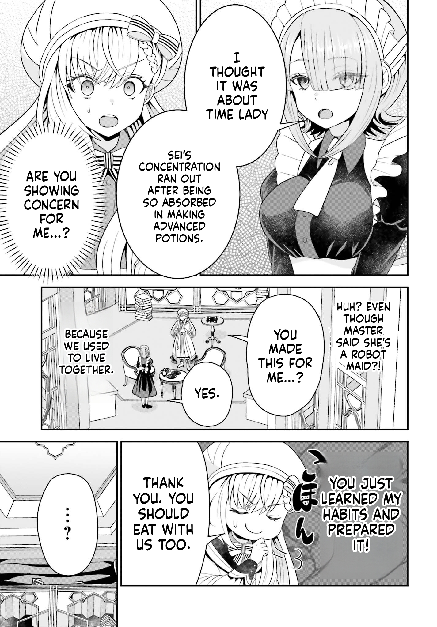 The genius alchemist's leisurely, slow-life journey begins! Chapter 8 Page 3