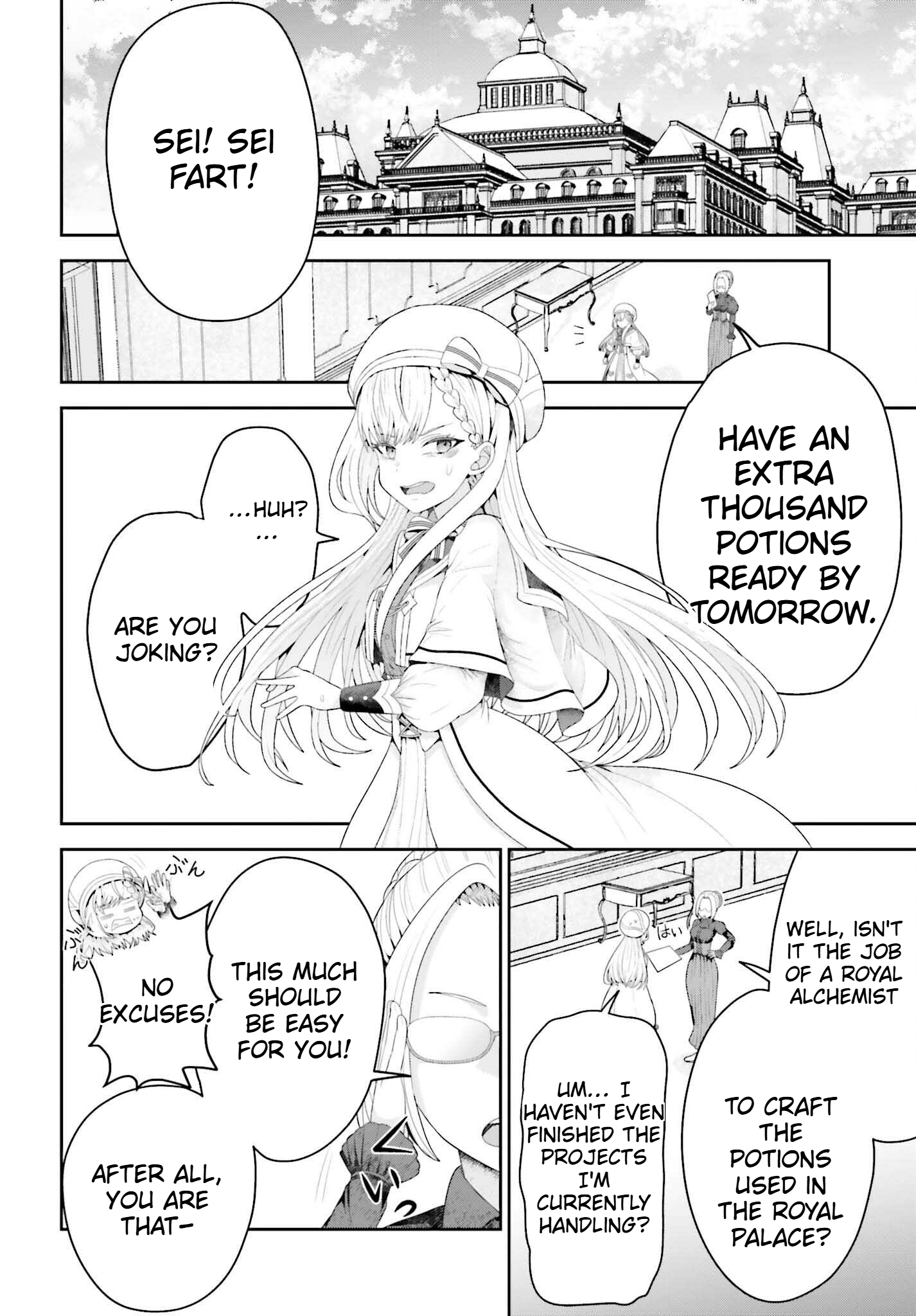 The genius alchemist's leisurely, slow-life journey begins! Chapter 1 Page 2