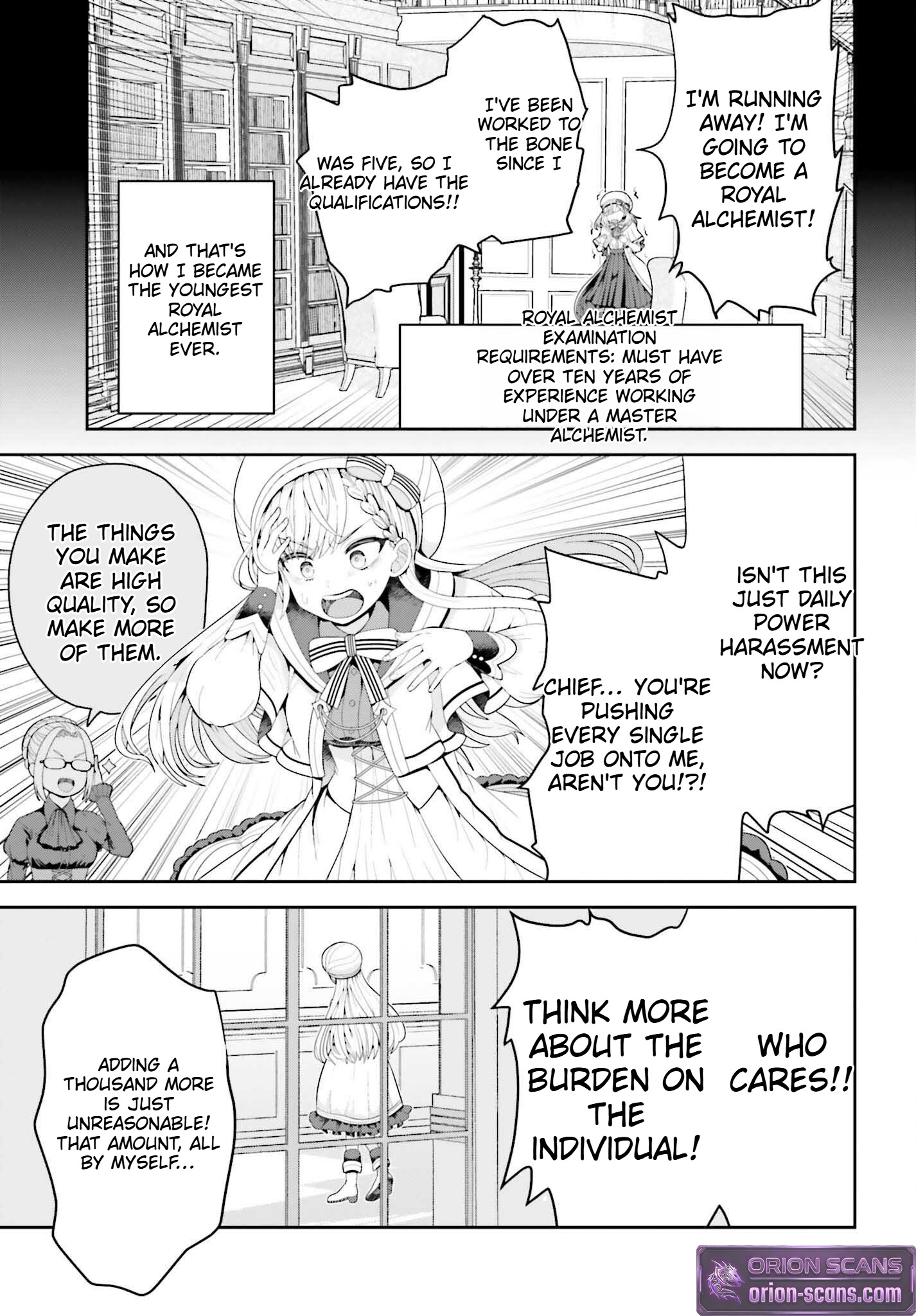 The genius alchemist's leisurely, slow-life journey begins! Chapter 1 Page 5