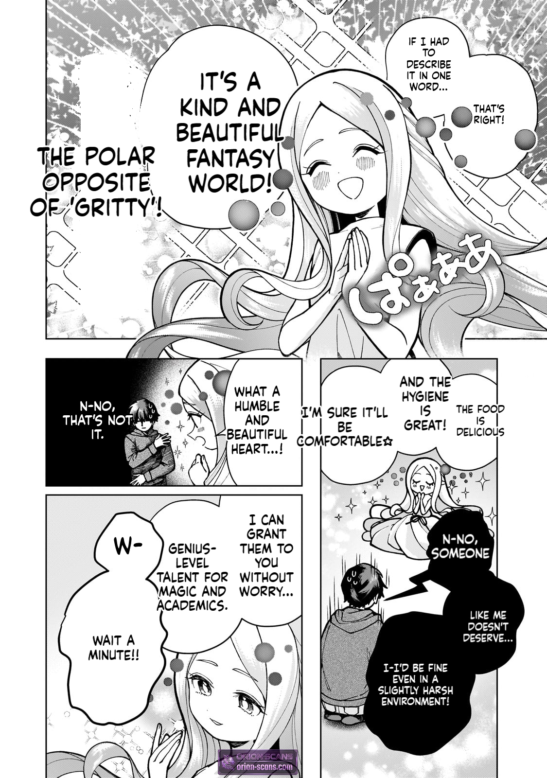 The hero who likes depressive development story VS A kind world Chapter 1 Page 14
