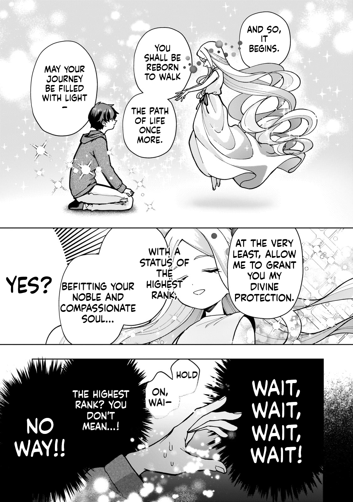 The hero who likes depressive development story VS A kind world Chapter 1 Page 17