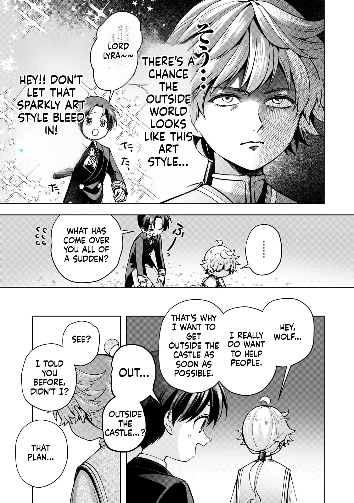 The hero who likes depressive development story VS A kind world Chapter 1 Page 37