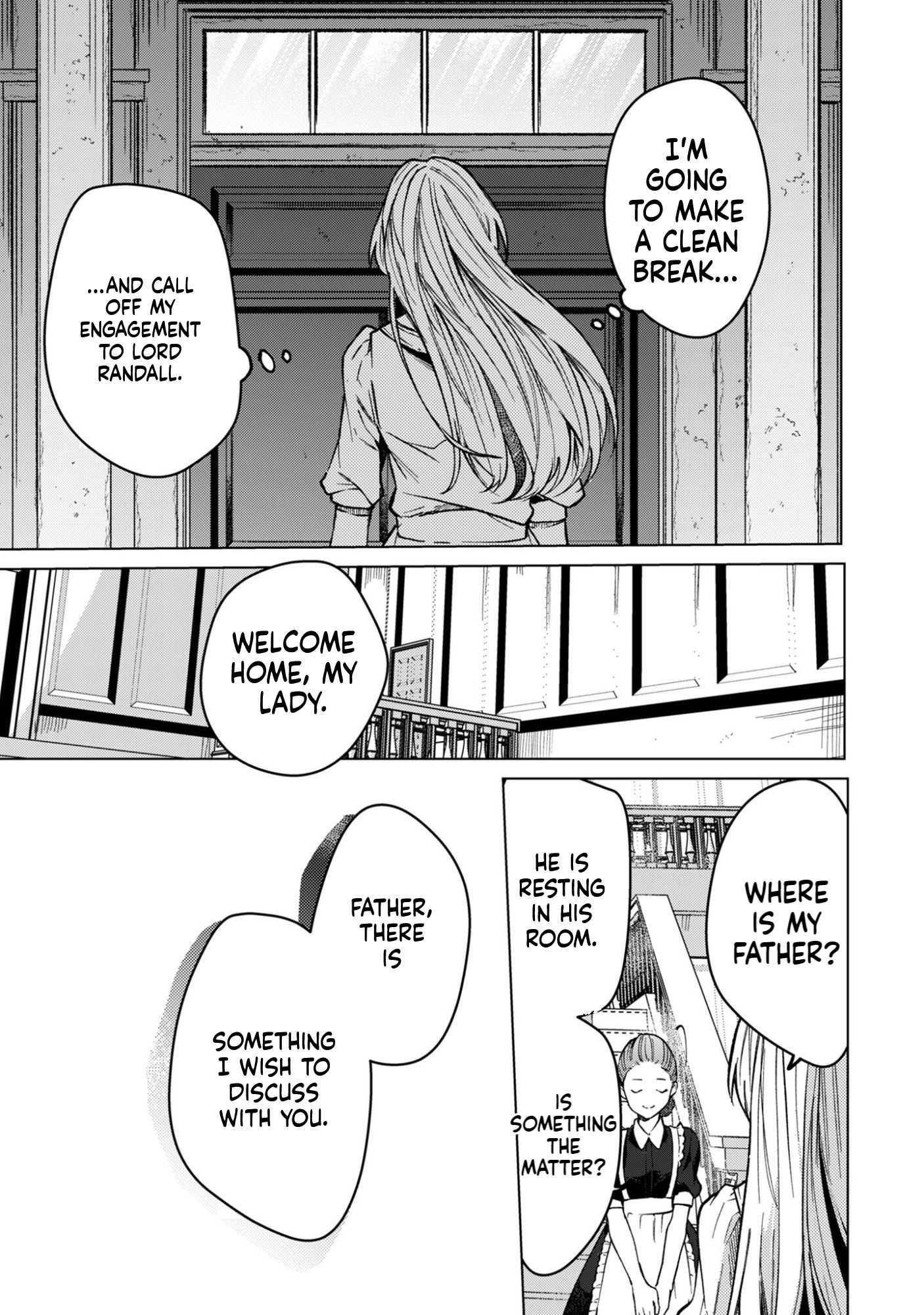 The Unlucky Noble Daughter Got A Bright Future Because Of The Light Wizard. Chapter 3 Page 4