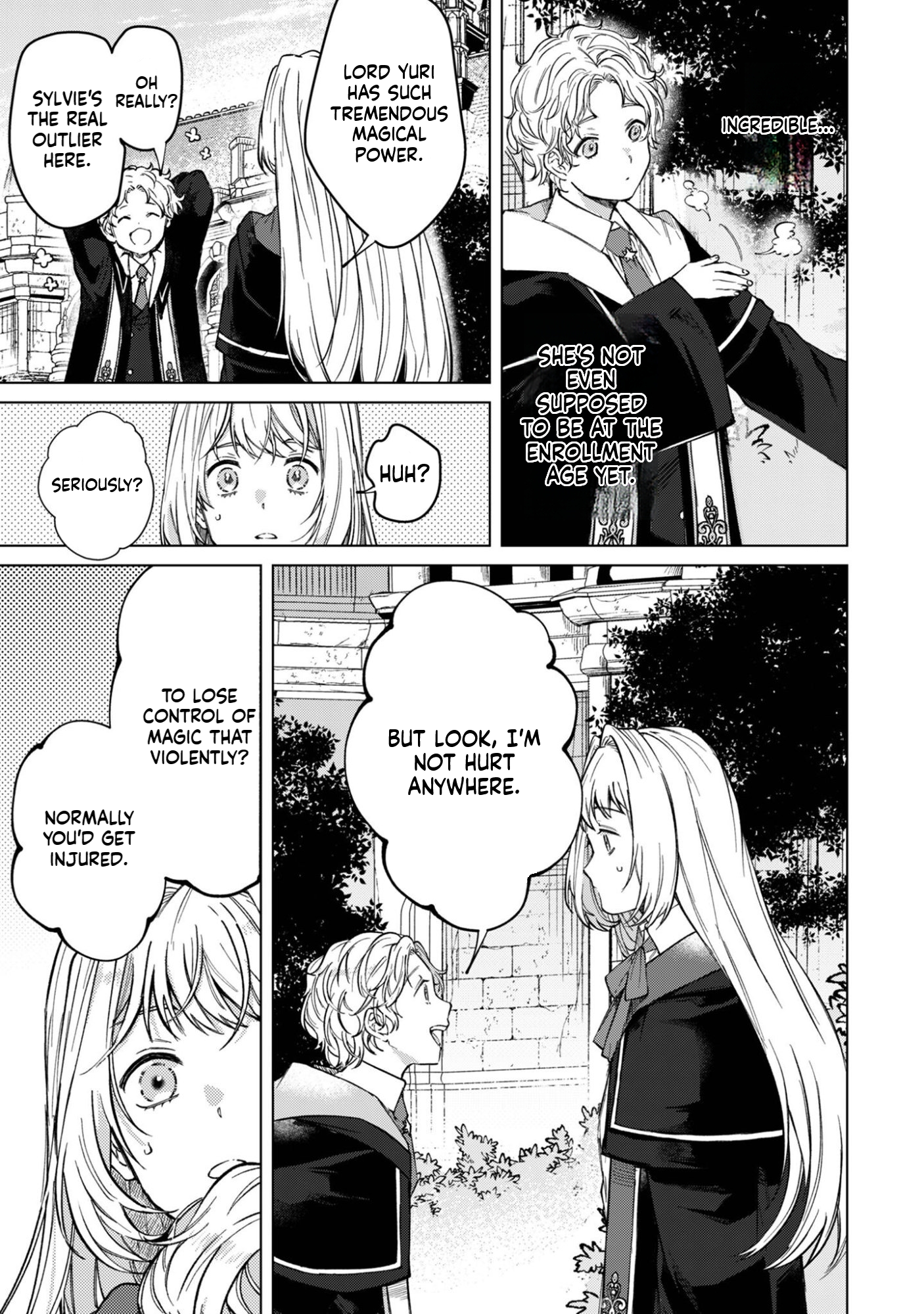 The Unlucky Noble Daughter Got A Bright Future Because Of The Light Wizard. Chapter 4 Page 12