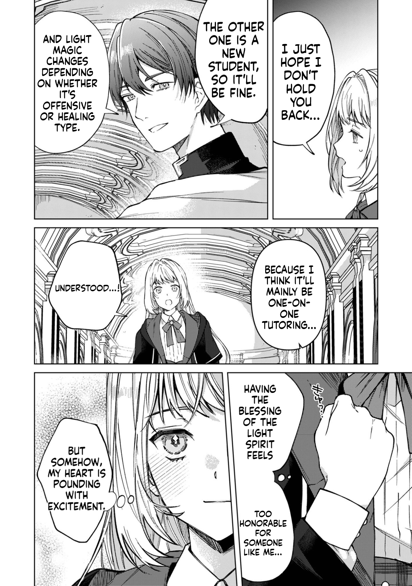 The Unlucky Noble Daughter Got A Bright Future Because Of The Light Wizard. Chapter 4 Page 25
