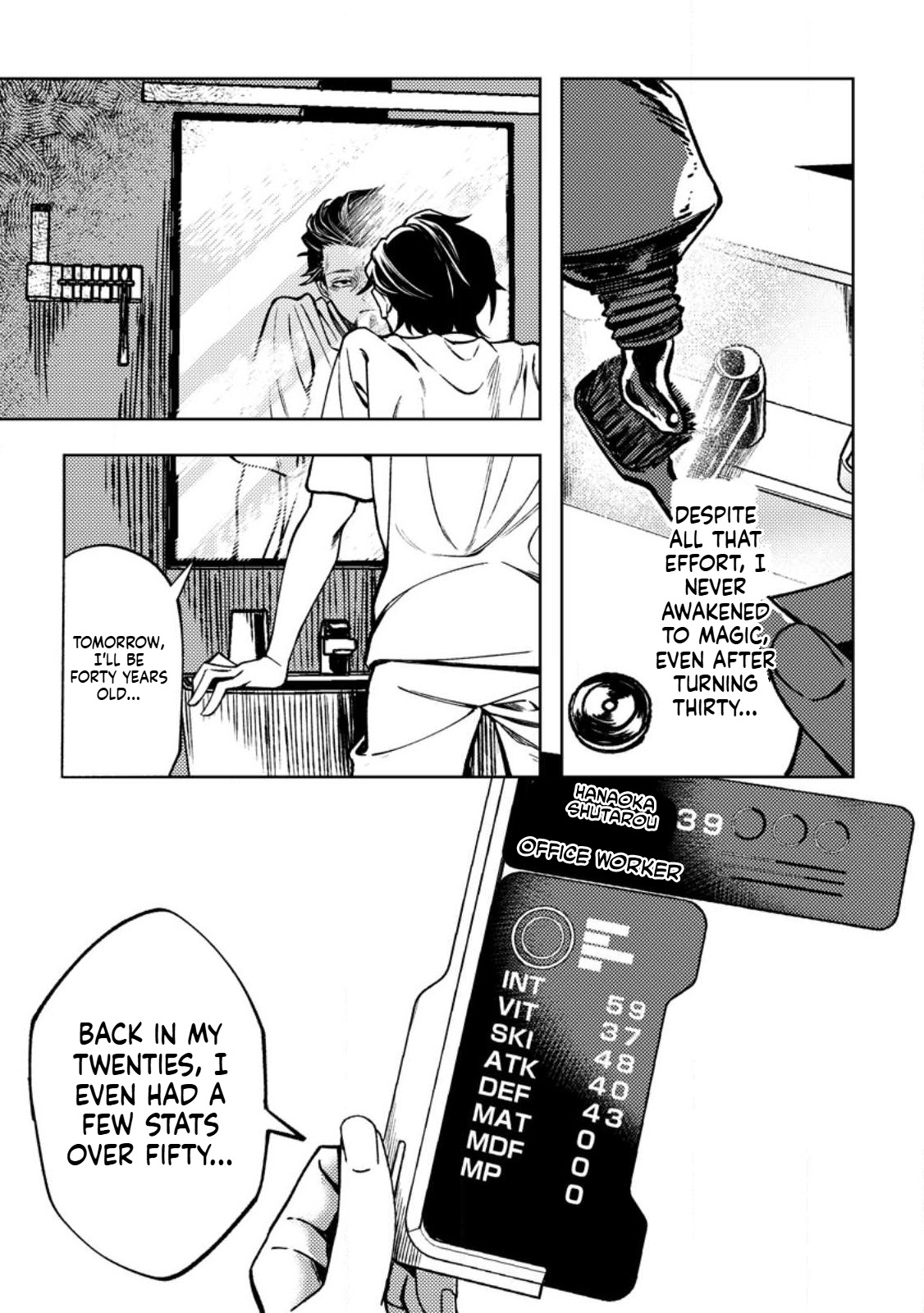 The Unpopular Salaryman Who Suddenly Awakens as a Great Archmage on His 40th Birthday Chapter 1 Page 8
